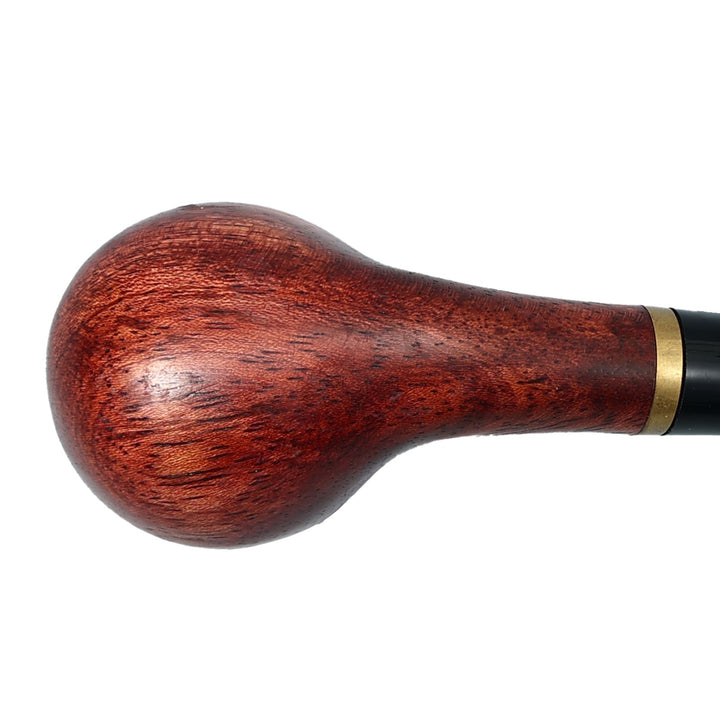 Juego de pipas de tabaco Joyoldelf Churchwarden de palisandro: mango largo con todos los accesorios