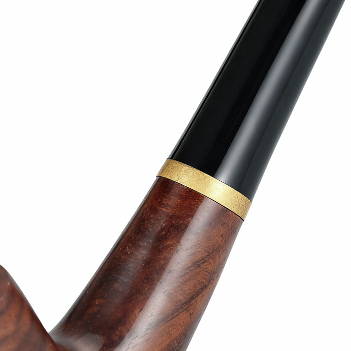 Churchwarden Ebony Wood Tobacco Pipe Set – Long Stem, Full Accessories, Gift-Ready