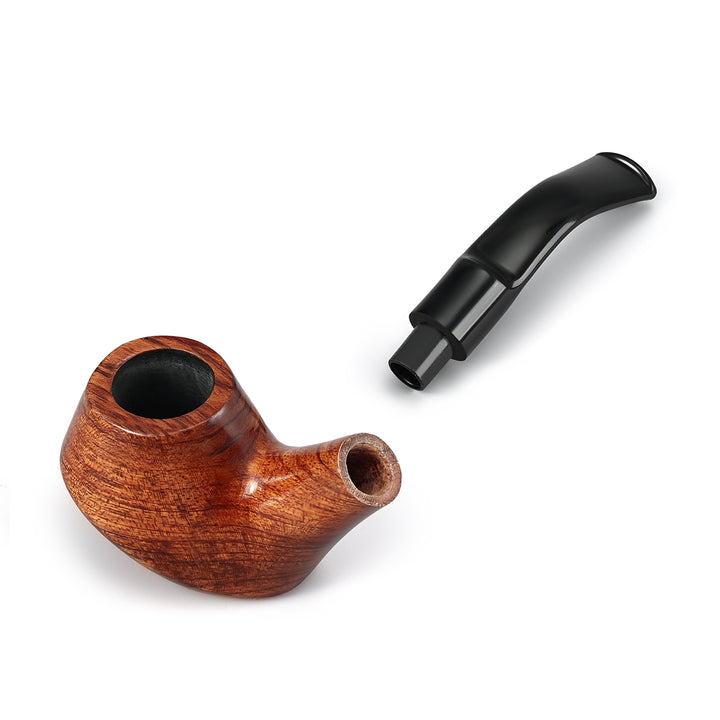 Joyoldelf Rosewood Flat-Bottom Pipe Set