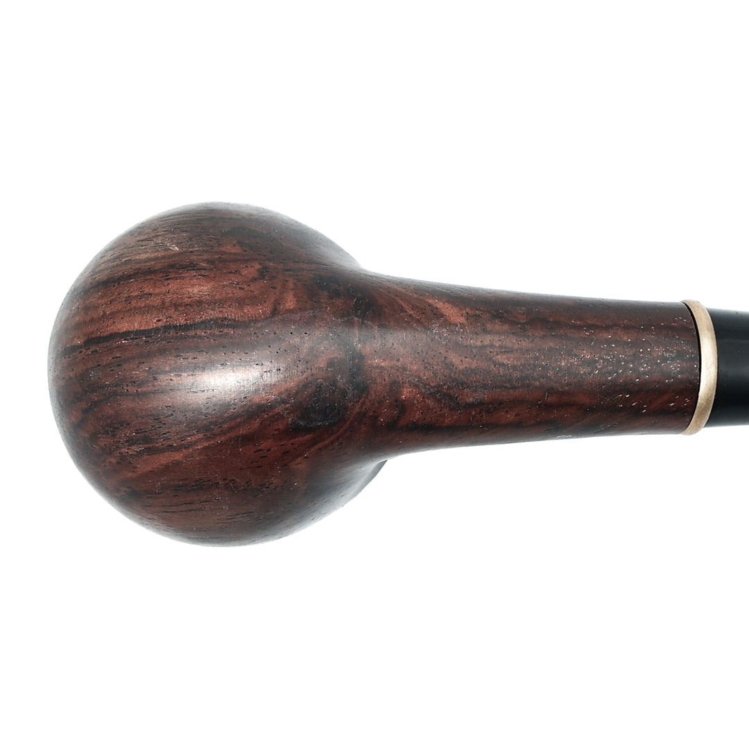 Pipa de tabaco Joyoldelf de ébano con boquillas reemplazables, filtro de carbón y set de regalo completo.