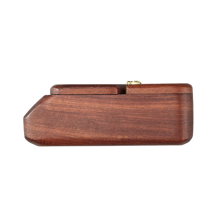 Obetis Portable Sliding-Lid Rosewood Tobacco Pipe with Cleaning Kit
