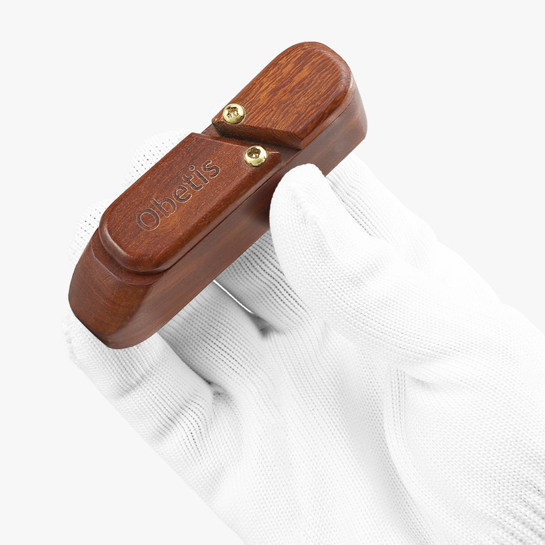 Obetis Portable Sliding-Lid Rosewood Tobacco Pipe with Cleaning Kit