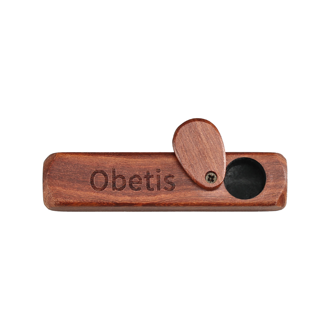 Obetis Portable Rosewood Pipe Set with Cleaner Kit – Compact, Smooth Draw Design