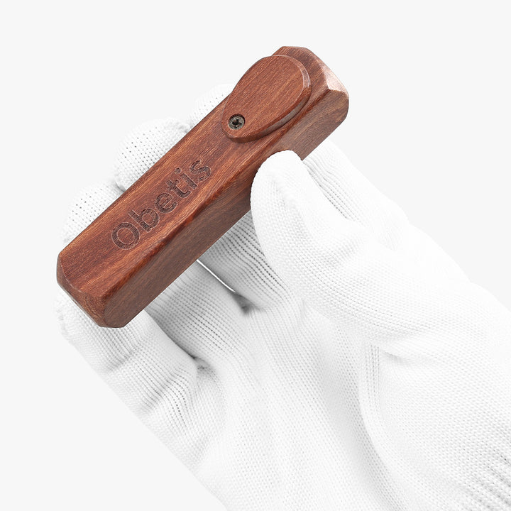 Obetis Portable Rosewood Pipe Set with Cleaner Kit – Compact, Smooth Draw Design