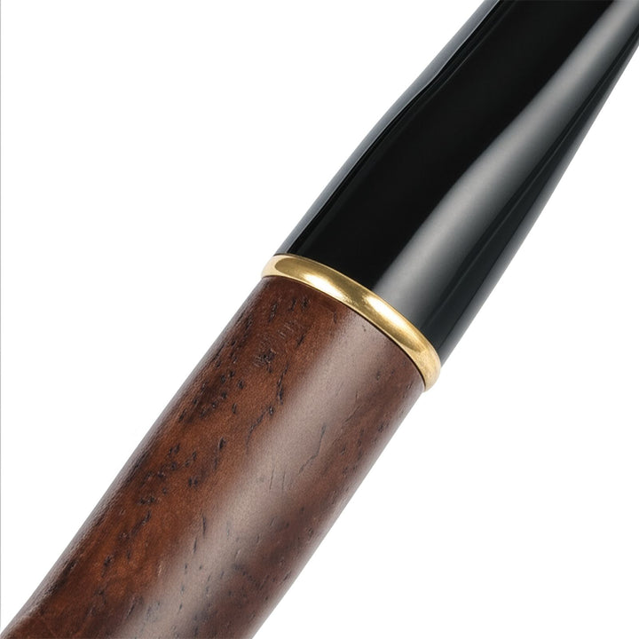 Pipa de tabaco Obetis de madera de ébano: boquilla recta clásica con dos boquillas y todos los accesorios