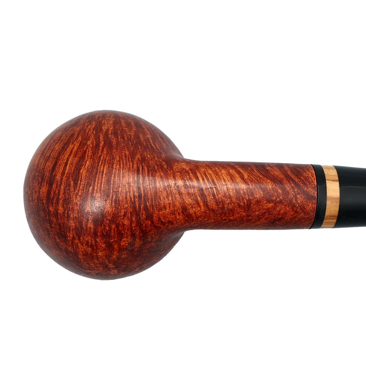 Pipa de brezo Obetis Churchwarden - Pipa de madera para fumar de mango largo, hecha a mano, con caja de regalo
