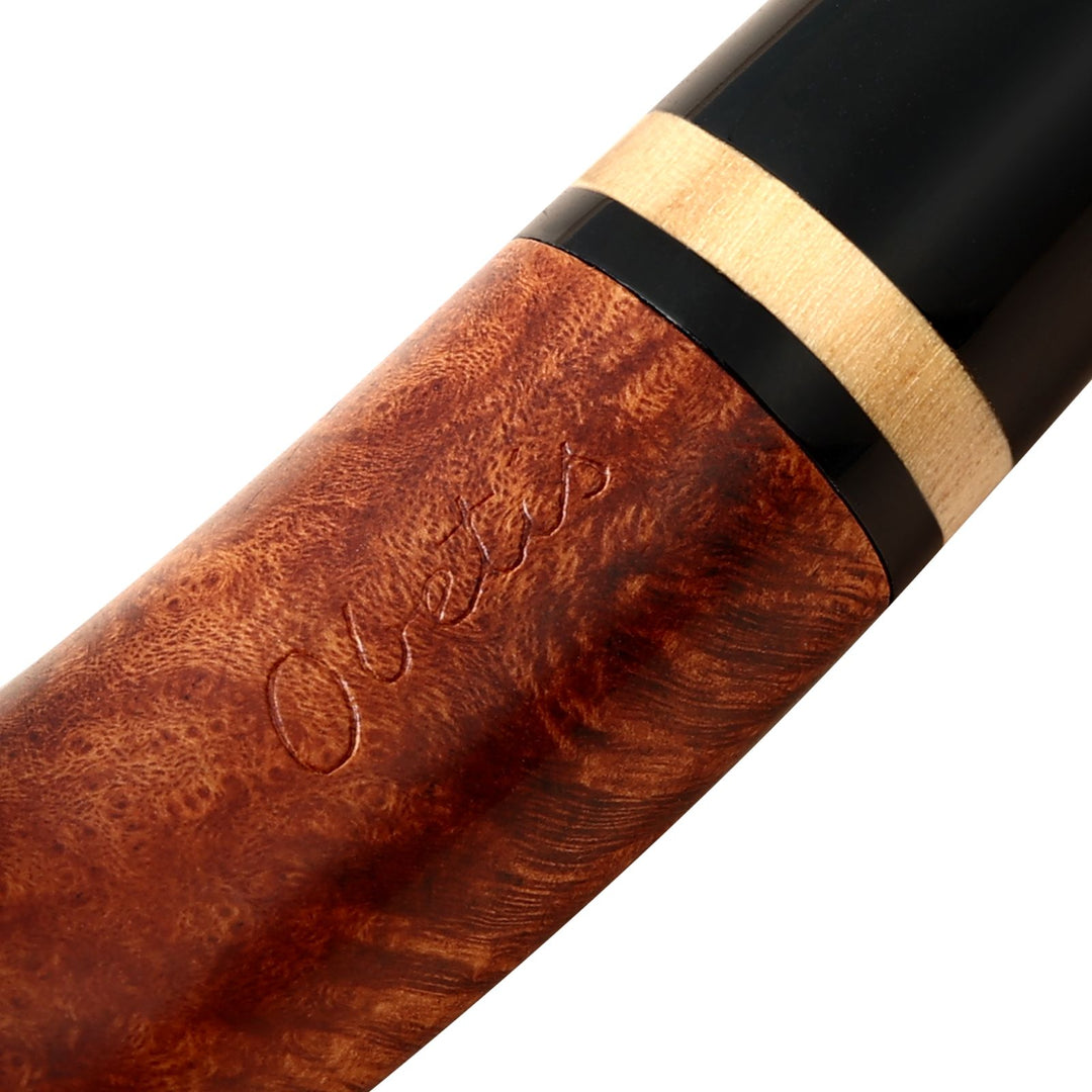 Pipa de brezo Obetis Churchwarden - Pipa de madera para fumar de mango largo, hecha a mano, con caja de regalo