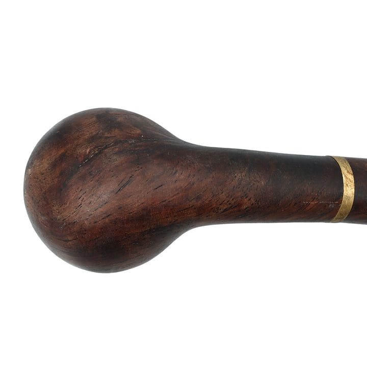Pipa de tabaco Obetis de madera de ébano - Diseño clásico curvado con caja de regalo