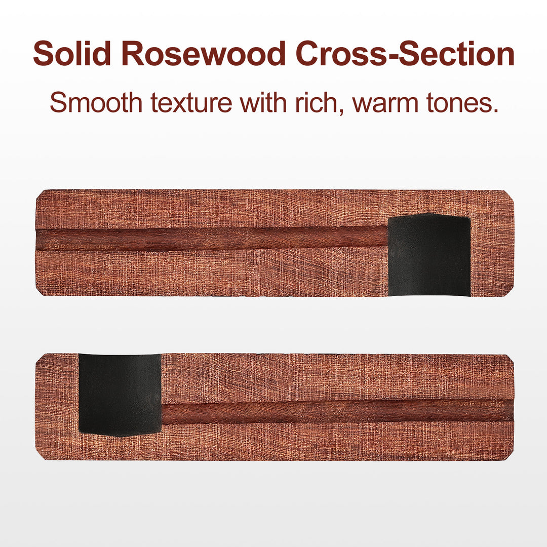 Obetis Portable Rosewood Pipe Set with Cleaner Kit – Compact, Smooth Draw Design